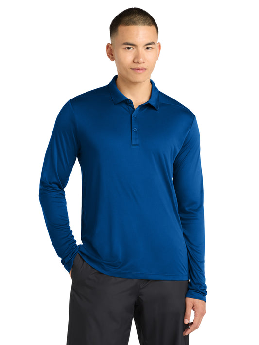 Men's Posi-UV Pro Long Sleeve Polo - ST520LS - True Royal