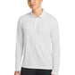 Men's Posi-UV Pro Long Sleeve Polo - ST520LS - White