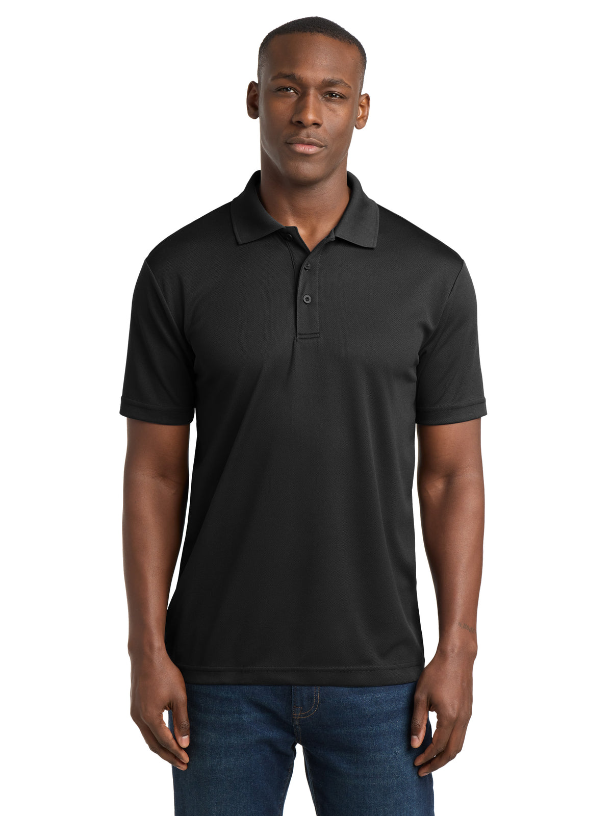 Men's PosiCharge RacerMesh Polo - ST640 - Black