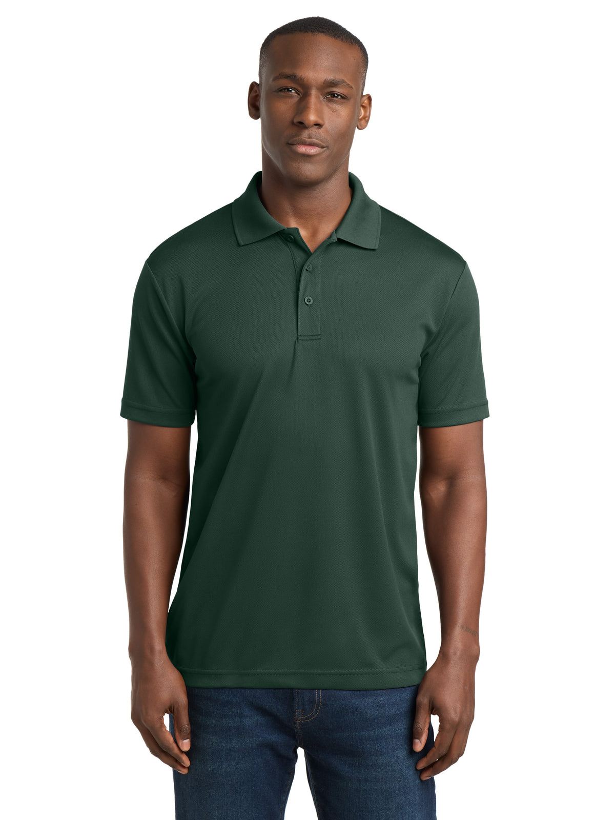 Men's PosiCharge RacerMesh Polo - ST640 - Dark Forest Green