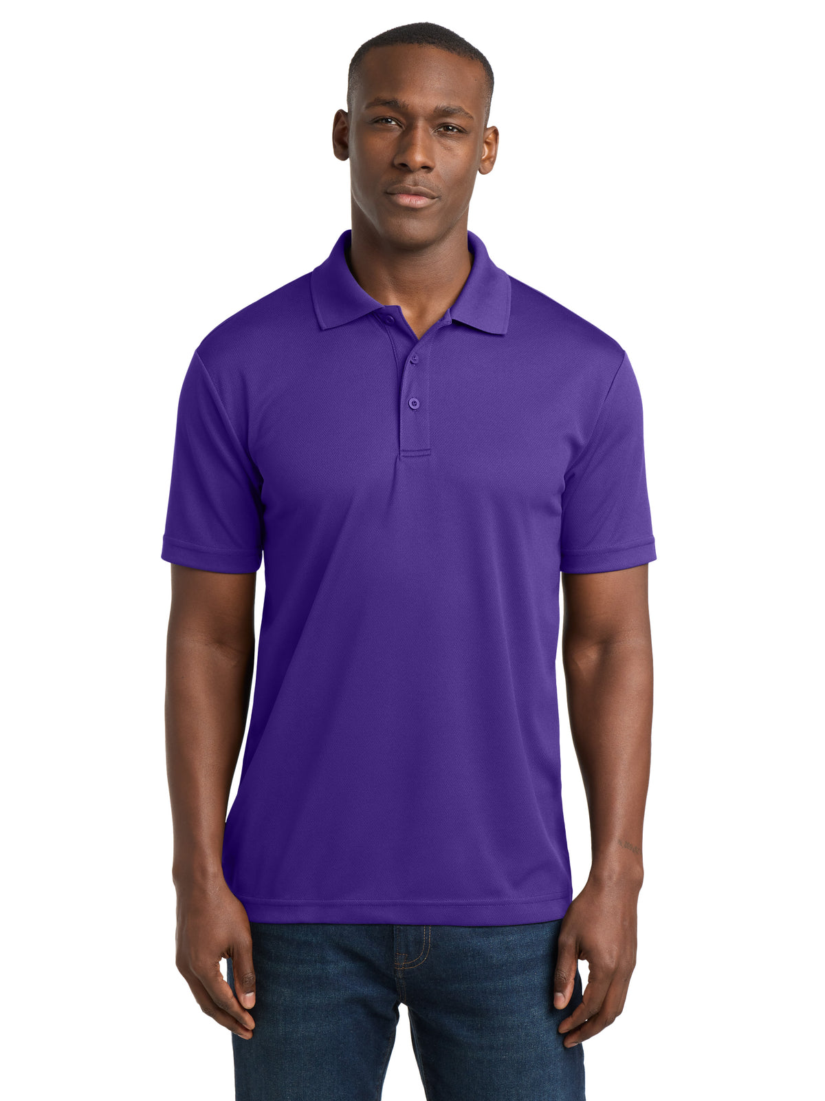 Men's PosiCharge RacerMesh Polo - ST640 - Purple
