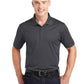 Men's Three-Button Micropique Polo - ST650 - Iron Grey