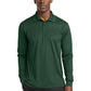 Men's Long Sleeve Micropique Sport-Wick Polo - ST657 - Forest Green