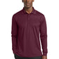 Men's Long Sleeve Micropique Sport-Wick Polo - ST657 - Maroon
