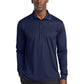 Men's Long Sleeve Micropique Sport-Wick Polo - ST657 - True Navy