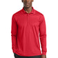 Men's Long Sleeve Micropique Sport-Wick Polo - ST657 - True Red