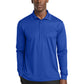 Men's Long Sleeve Micropique Sport-Wick Polo - ST657 - True Royal