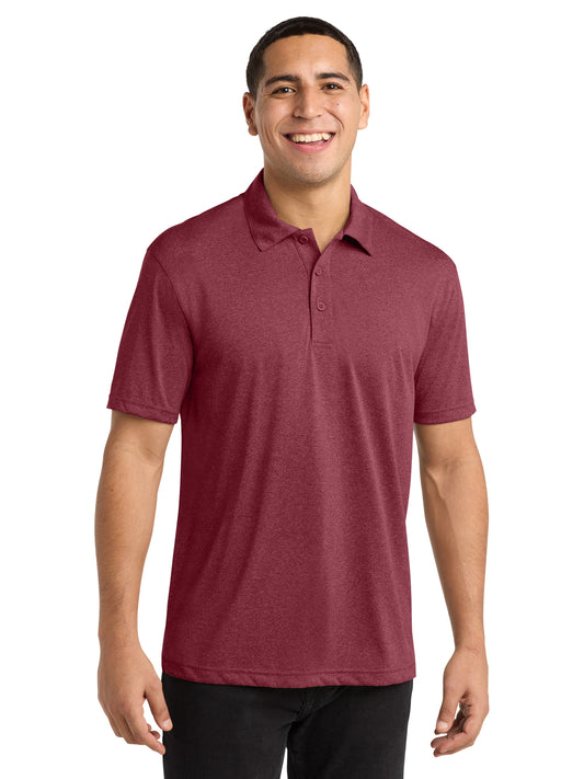 Men's Heather Contender Polo - ST660 - Cardinal Heather