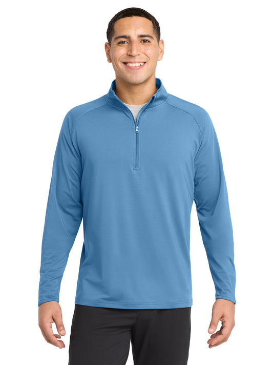 Men's Stretch 1/4-Zip Pullover - ST850 - Carolina Blue