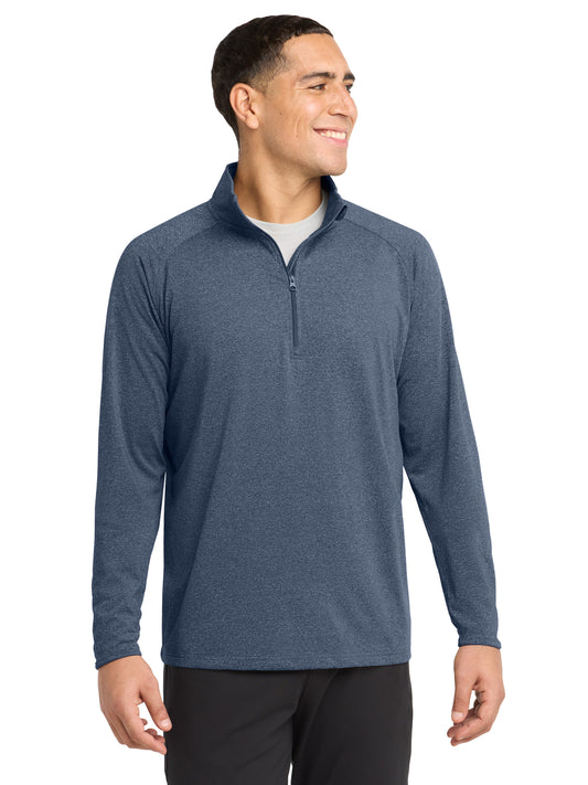 Men's Stretch 1/4-Zip Pullover - ST850 - True Navy Heather