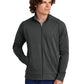 Men's Two-Pocket Sport-Wick Stretch Full-Zip Cadet Jacket - ST857 - Charcoal Grey