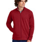 Men's Two-Pocket Sport-Wick Stretch Full-Zip Cadet Jacket - ST857 - Deep Red