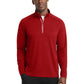 Men's Sport-Wick® Textured 1/4-Zip Pullover Sweatshirt - ST860 - Deep Red
