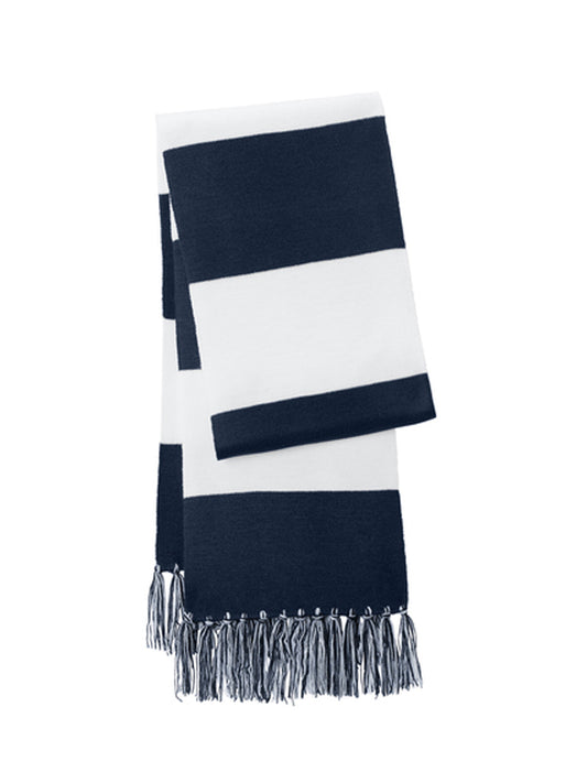 Unisex Spectator Scarf - STA02 - True Navy/ White