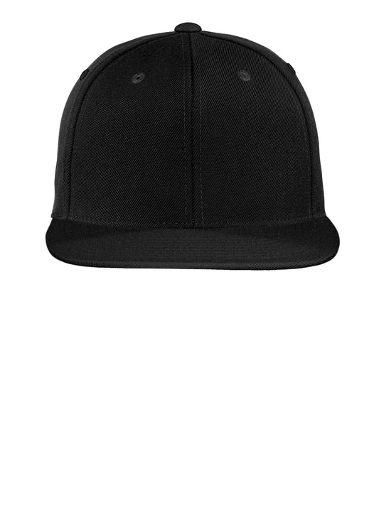 Unisex YP Classics Flat Bill Snapback Cap - STC19 - Black