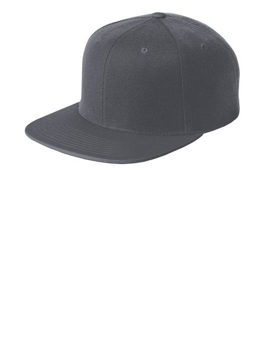 Unisex YP Classics Flat Bill Snapback Cap - STC19 - Graphite