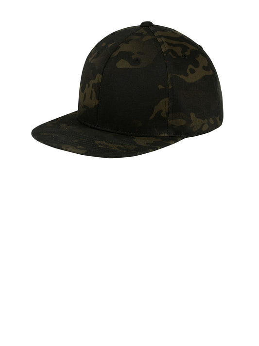 Unisex YP Classics Flat Bill Snapback Cap - STC19 - Multicam Black