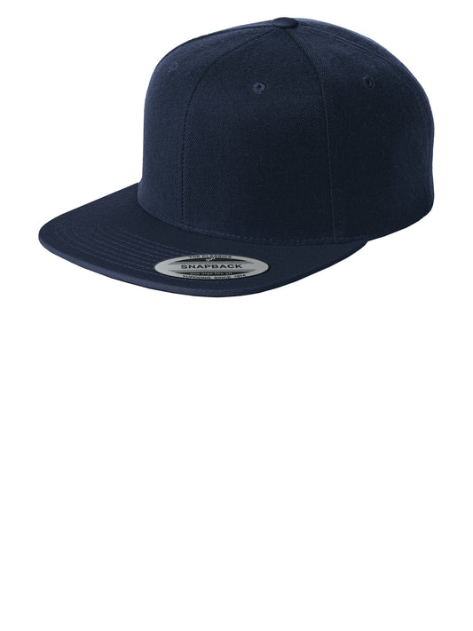 Unisex YP Classics Flat Bill Snapback Cap - STC19 - True Navy