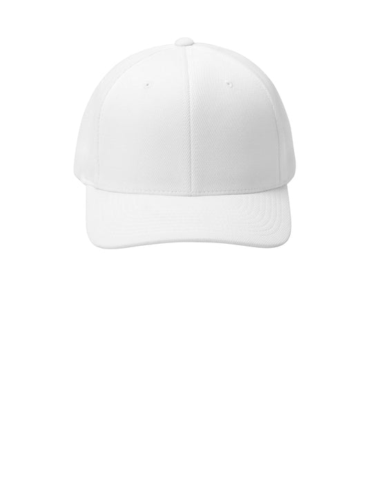 Unisex Flexfit Cool & Dry Poly Block Mesh Cap - STC22 - White