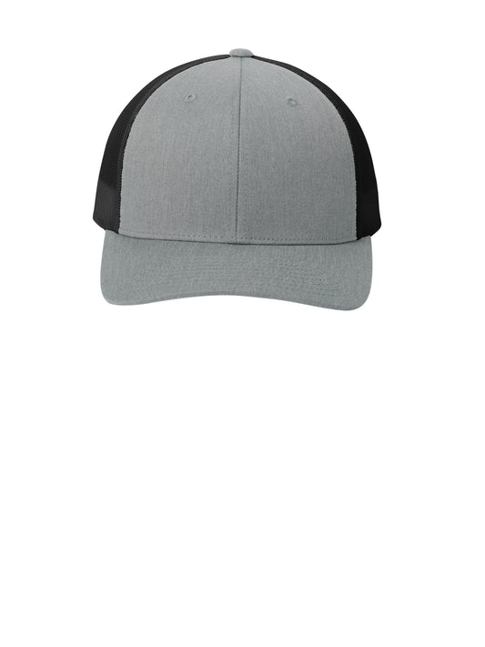 Unisex YP Classics Retro Trucker Cap - STC39 - Heather Grey/Black