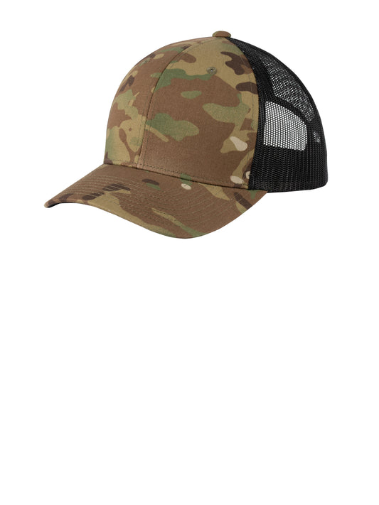 Unisex YP Classics Retro Trucker Cap - STC39 - Multicam