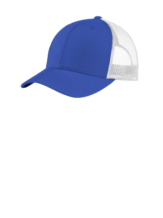 Unisex YP Classics Retro Trucker Cap - STC39 - True Royal/White