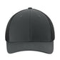 Moisture Wicking Stretch-Tek Mesh Back Cap - STC60 - Iron Grey/ Black