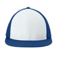 Moisture Wicking Pro-Cut Stretch-Tek Cap - STC64 - White/ True Royal/ True Royal