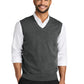 Men's Pocketless Easy Care Sweater Vest - SW2860 - Charcoal Heather