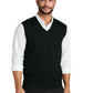 Men's Pocketless Easy Care Sweater Vest - SW2860 - Deep Black