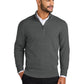 Men's Easy Care 1/4-Zip Sweater - SW2900 - Charcoal Heather