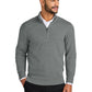 Men's Easy Care 1/4-Zip Sweater - SW2900 - Medium Heather Grey