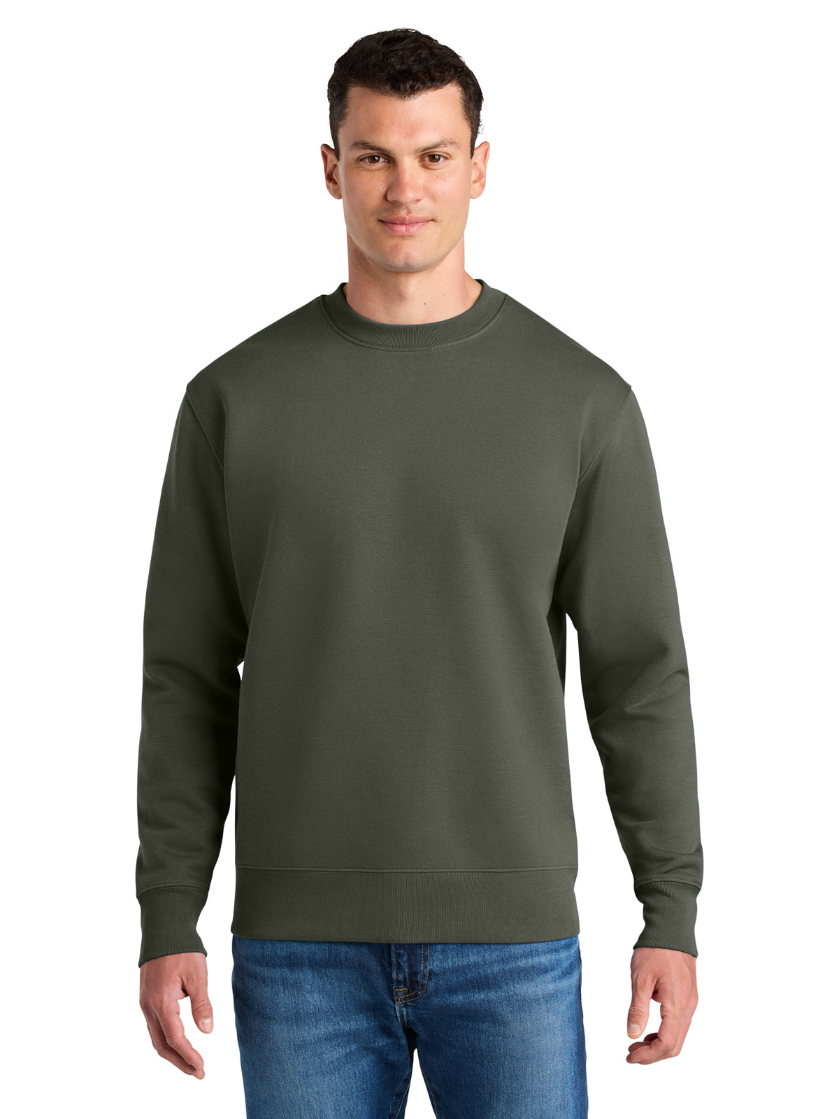 Unisex Pockeless Changer 2.0 Crewneck Sweatshirt - SXU004 - Khaki Green
