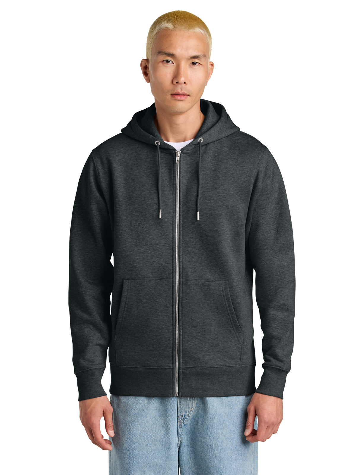 Unisex Cultivator 2.0 Full-Zip Hooded Sweatshirt - SXU005 - Dark Heather Grey