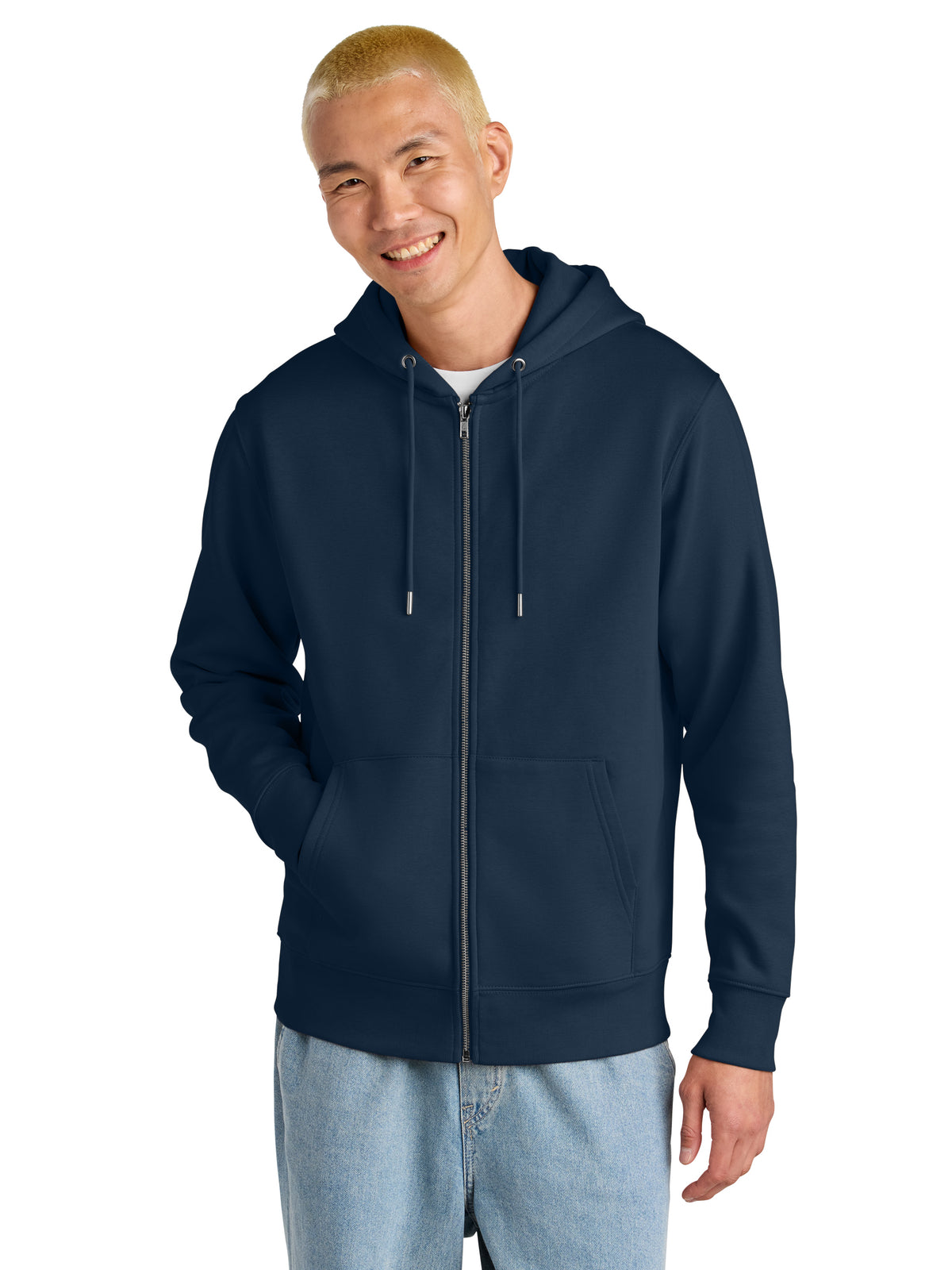 Unisex Cultivator 2.0 Full-Zip Hooded Sweatshirt - SXU005 - French Navy