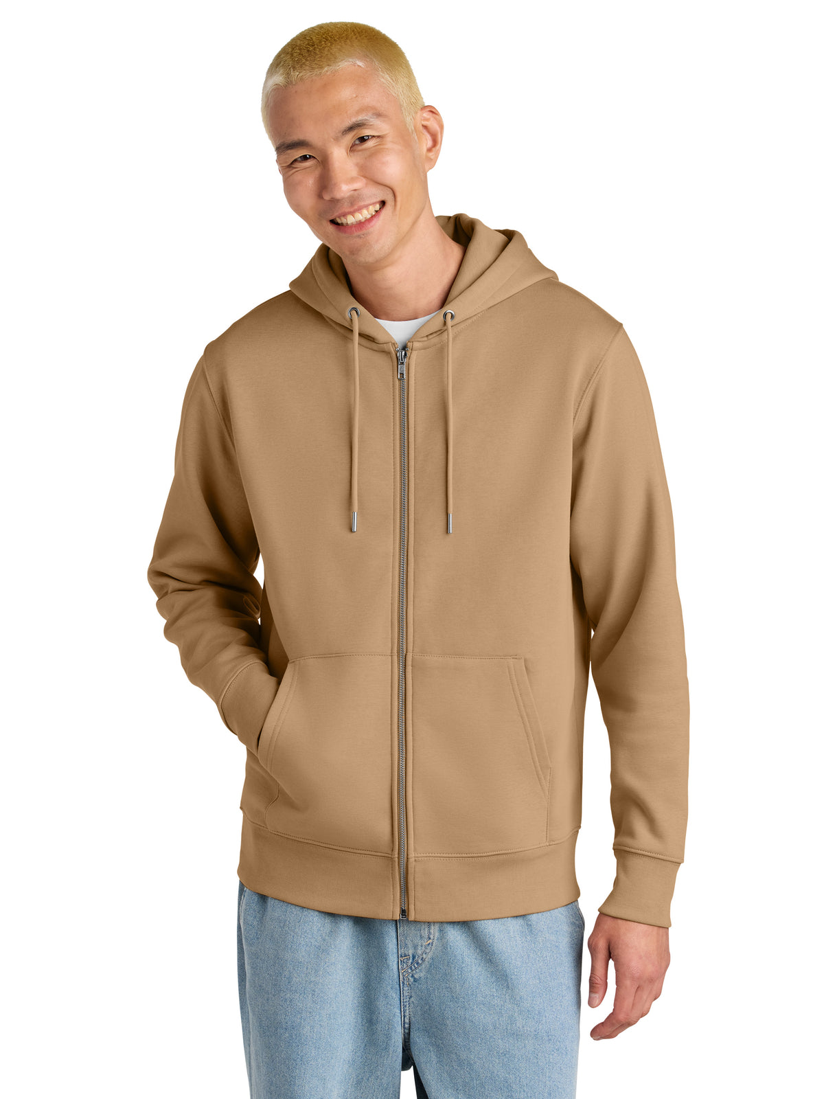 Unisex Cultivator 2.0 Full-Zip Hooded Sweatshirt - SXU005 - Latte