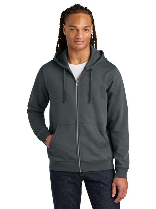 Unisex Mixer Full-Zip Hooded Sweatshirt - SXU011 - Anthracite