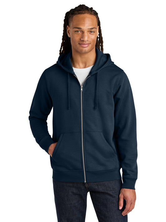 Unisex Mixer Full-Zip Hooded Sweatshirt - SXU011 - French Navy