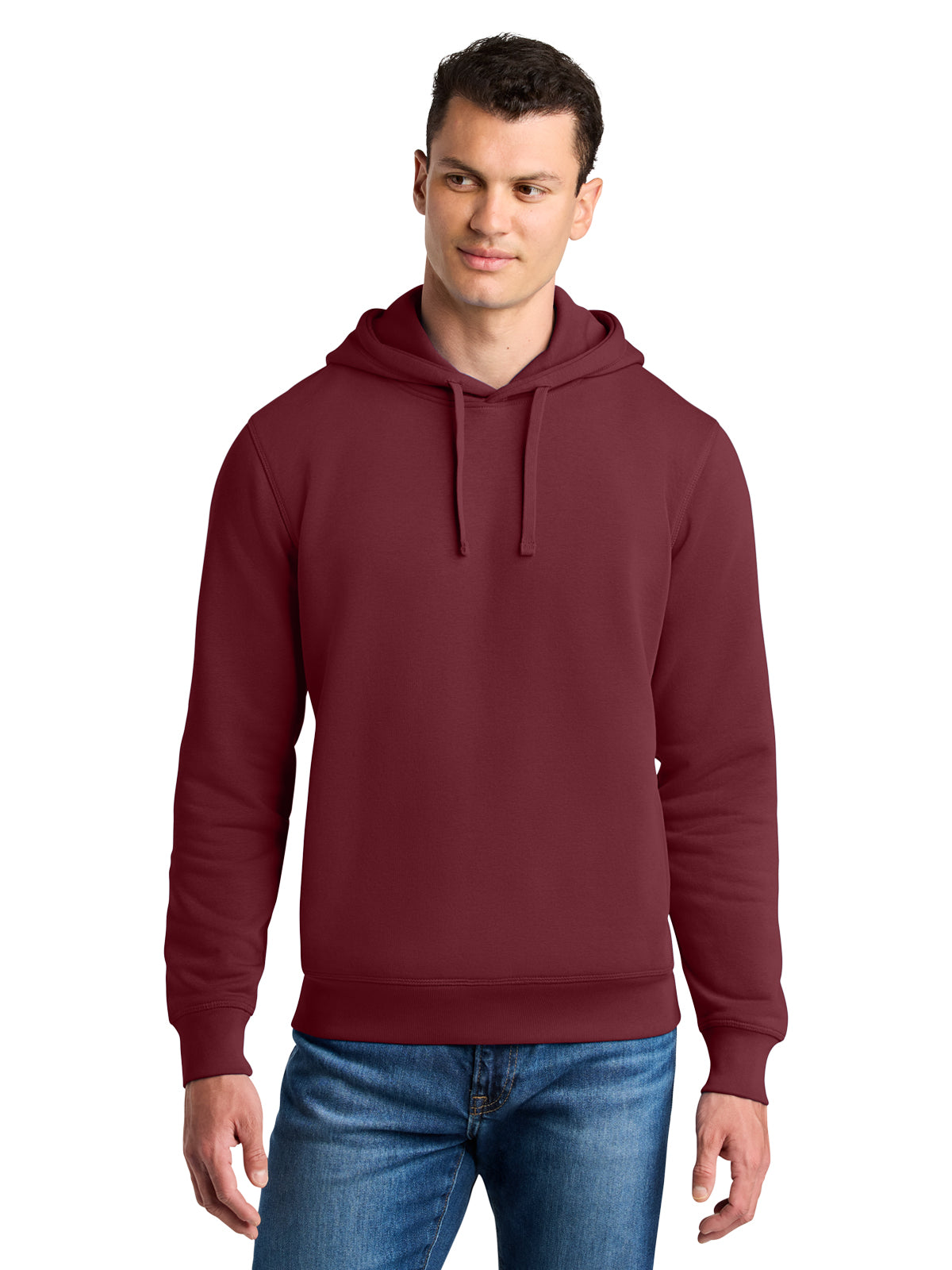Unisex 2-Pocket Sounder Hooded Sweatshirt - SXU012 - Burgundy