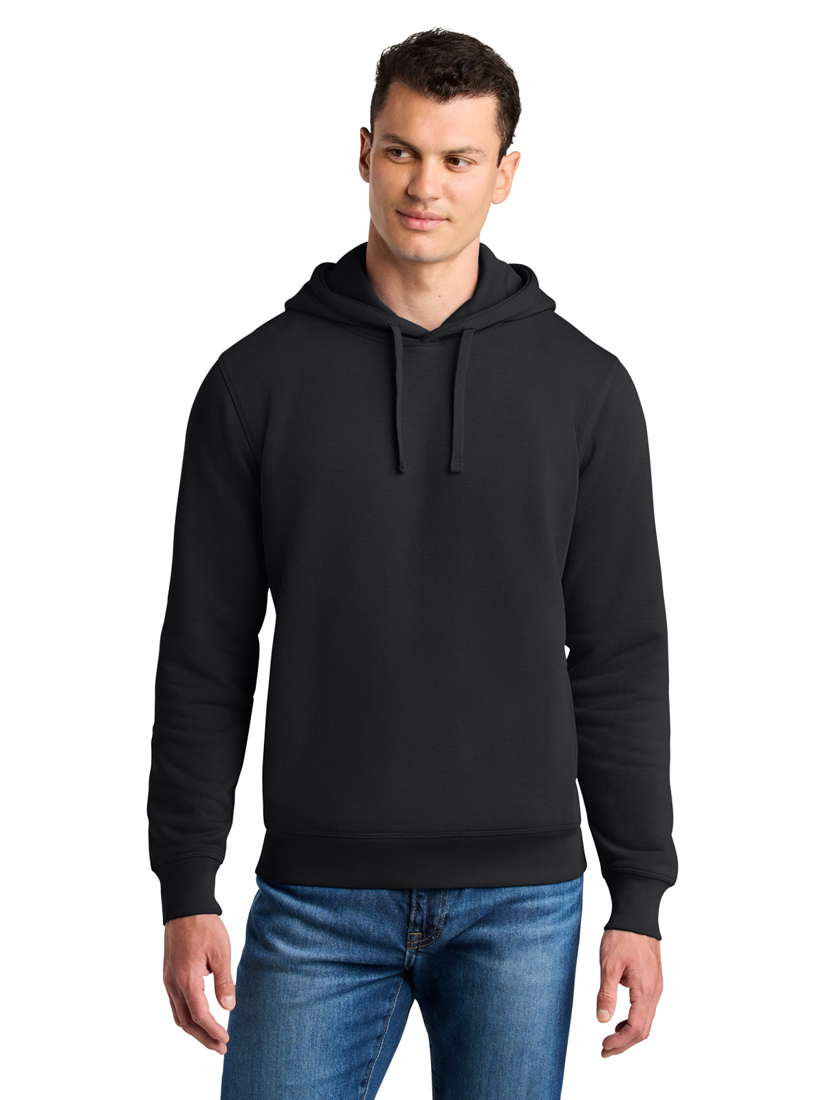 Unisex 2-Pocket Sounder Hooded Sweatshirt - SXU012 - Black
