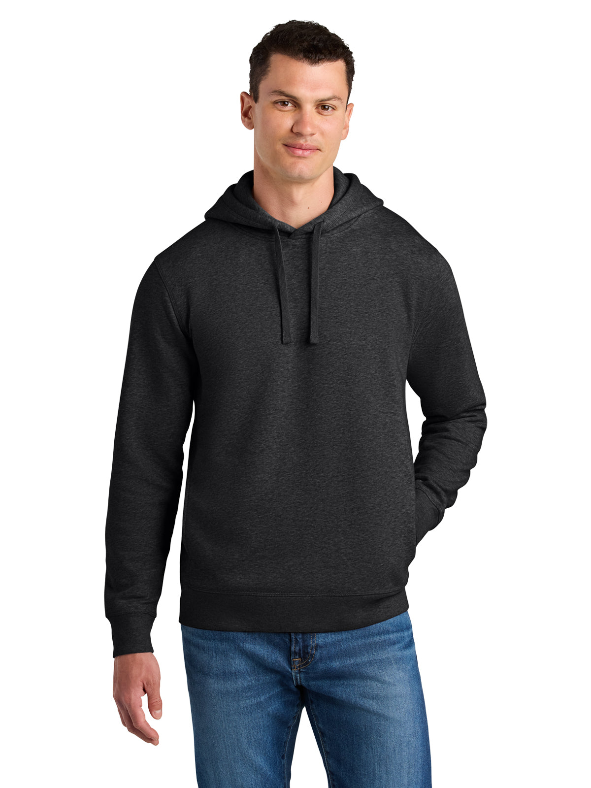 Unisex 2-Pocket Sounder Hooded Sweatshirt - SXU012 - Dark Heather Grey
