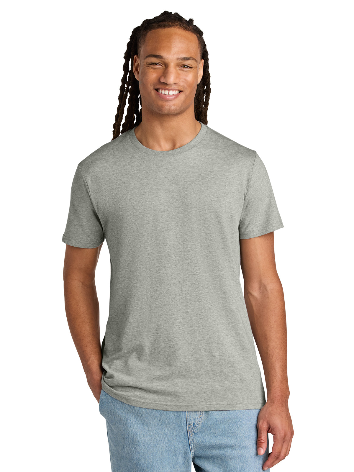 Unisex Pocketless Rocker Tee - SXU016 - Heather Grey