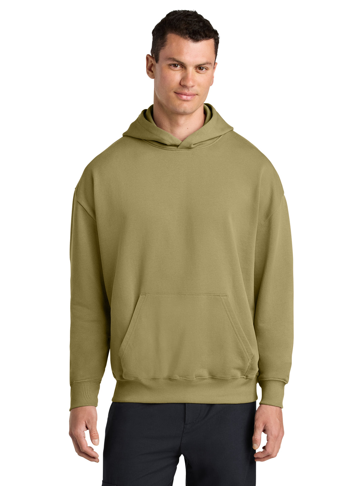 Unisex Cooper Dry Hooded Sweatshirt - SXU028 - Faded Olive