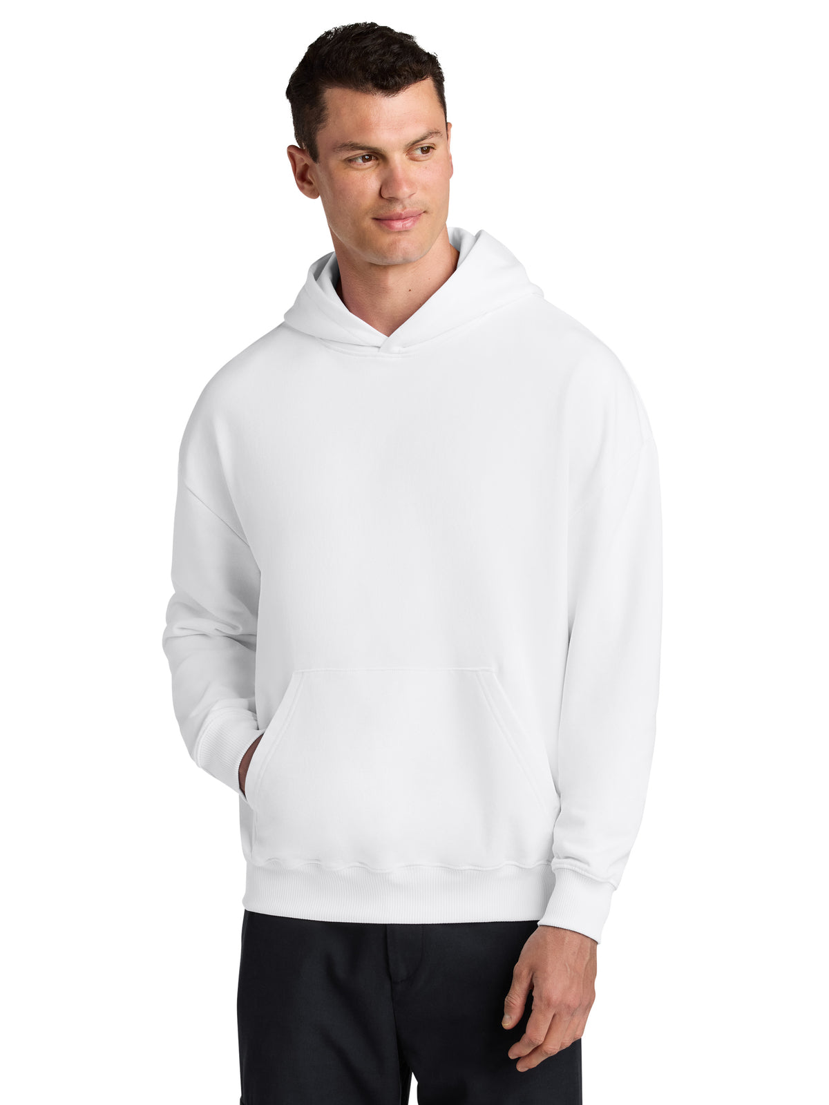 Unisex Cooper Dry Hooded Sweatshirt - SXU028 - White
