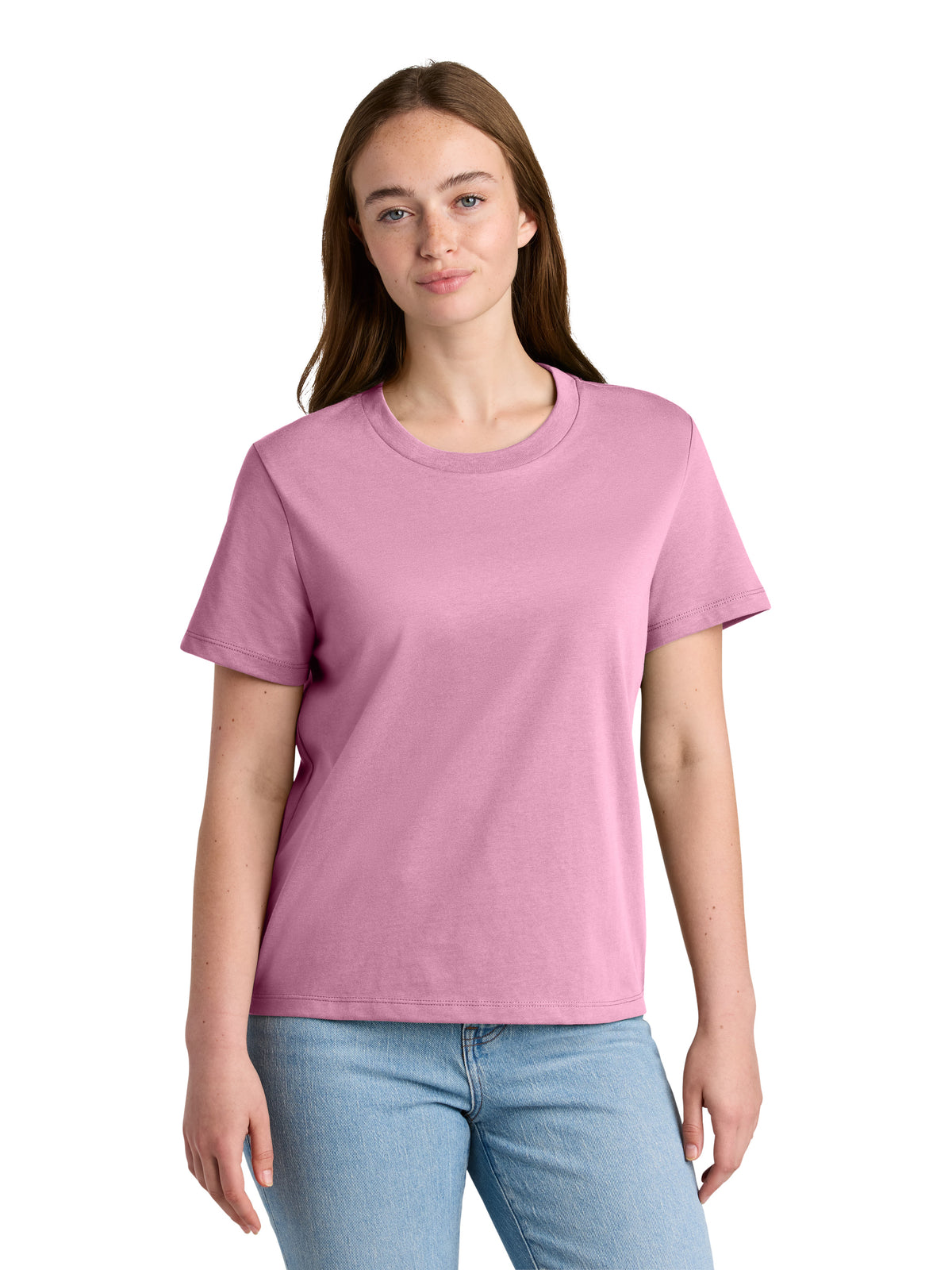 Women's Pocketless Stella Muser Tee - SXW002 - Bubble Pink