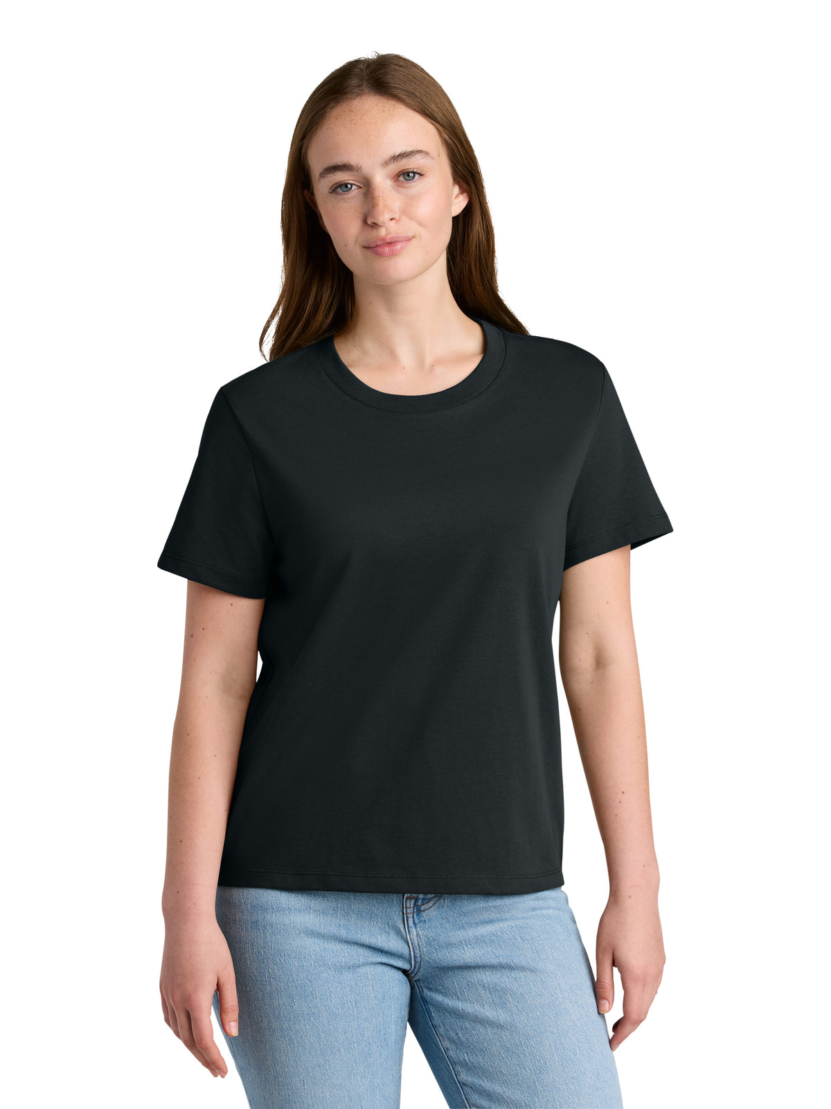 Women's Pocketless Stella Muser Tee - SXW002 - Black
