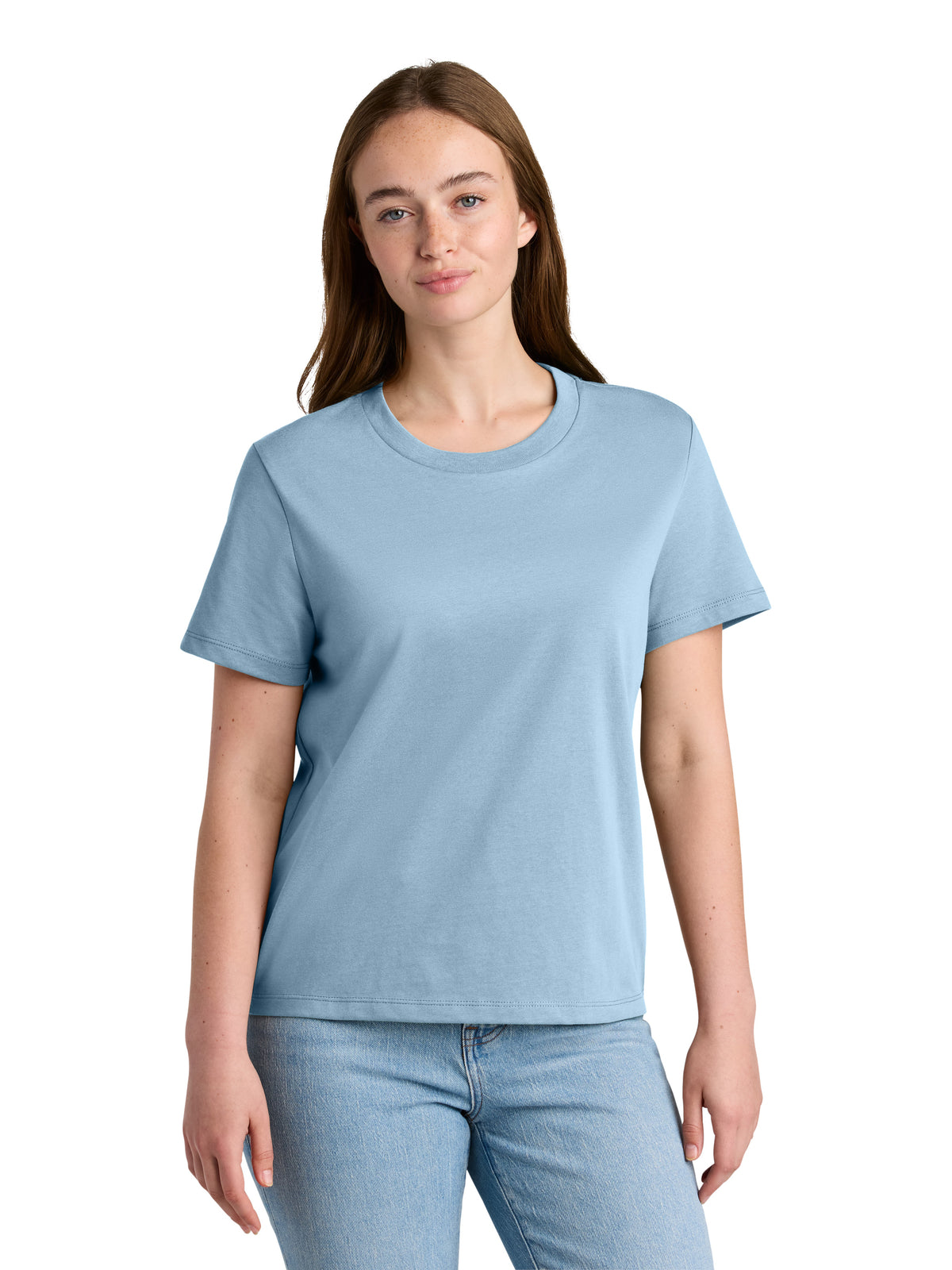 Women's Pocketless Stella Muser Tee - SXW002 - Blue Soul