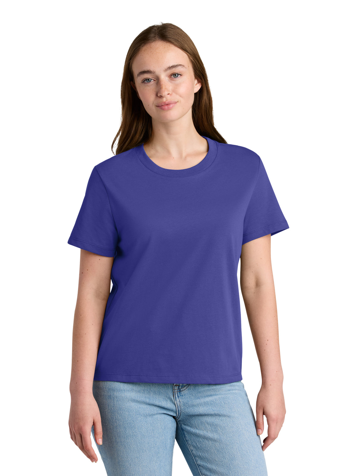 Women's Pocketless Stella Muser Tee - SXW002 - Purple Love