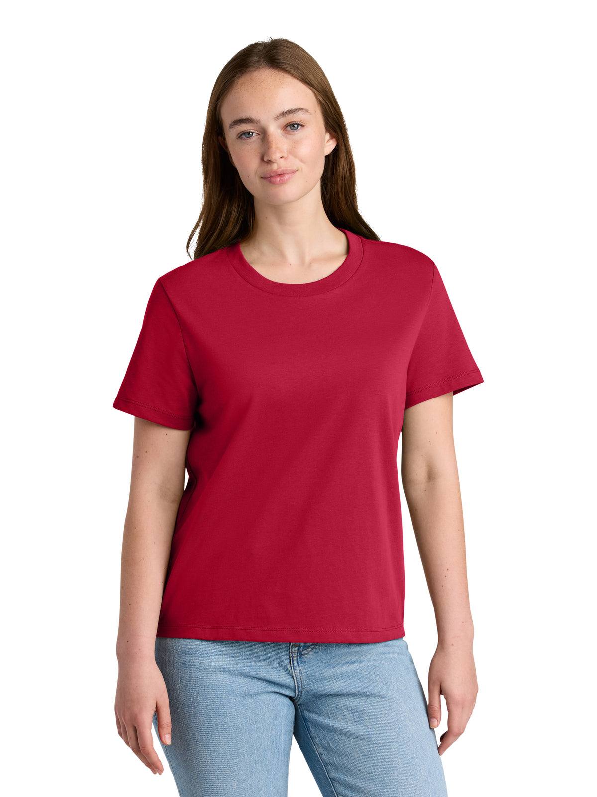 Women's Pocketless Stella Muser Tee - SXW002 - Red