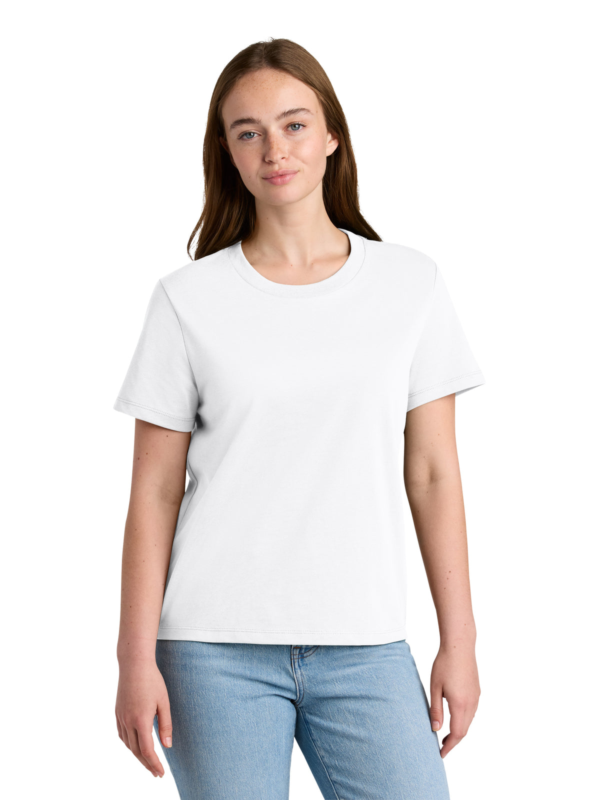 Women's Pocketless Stella Muser Tee - SXW002 - White